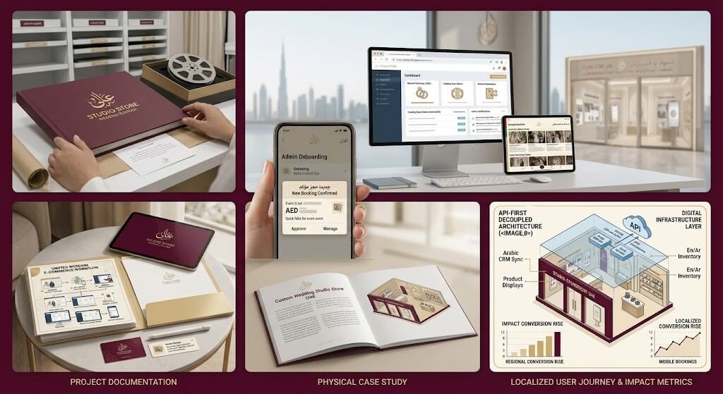 wedding studio ecommerce platform