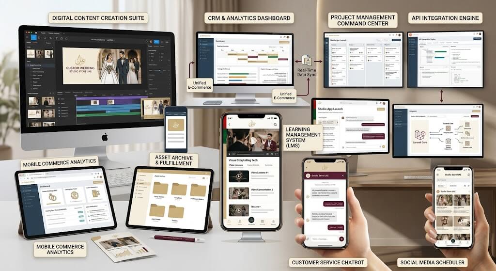 wedding studio ecommerce platform