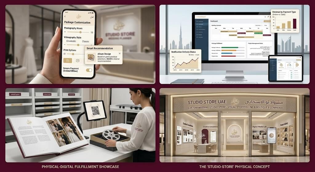 wedding studio ecommerce platform